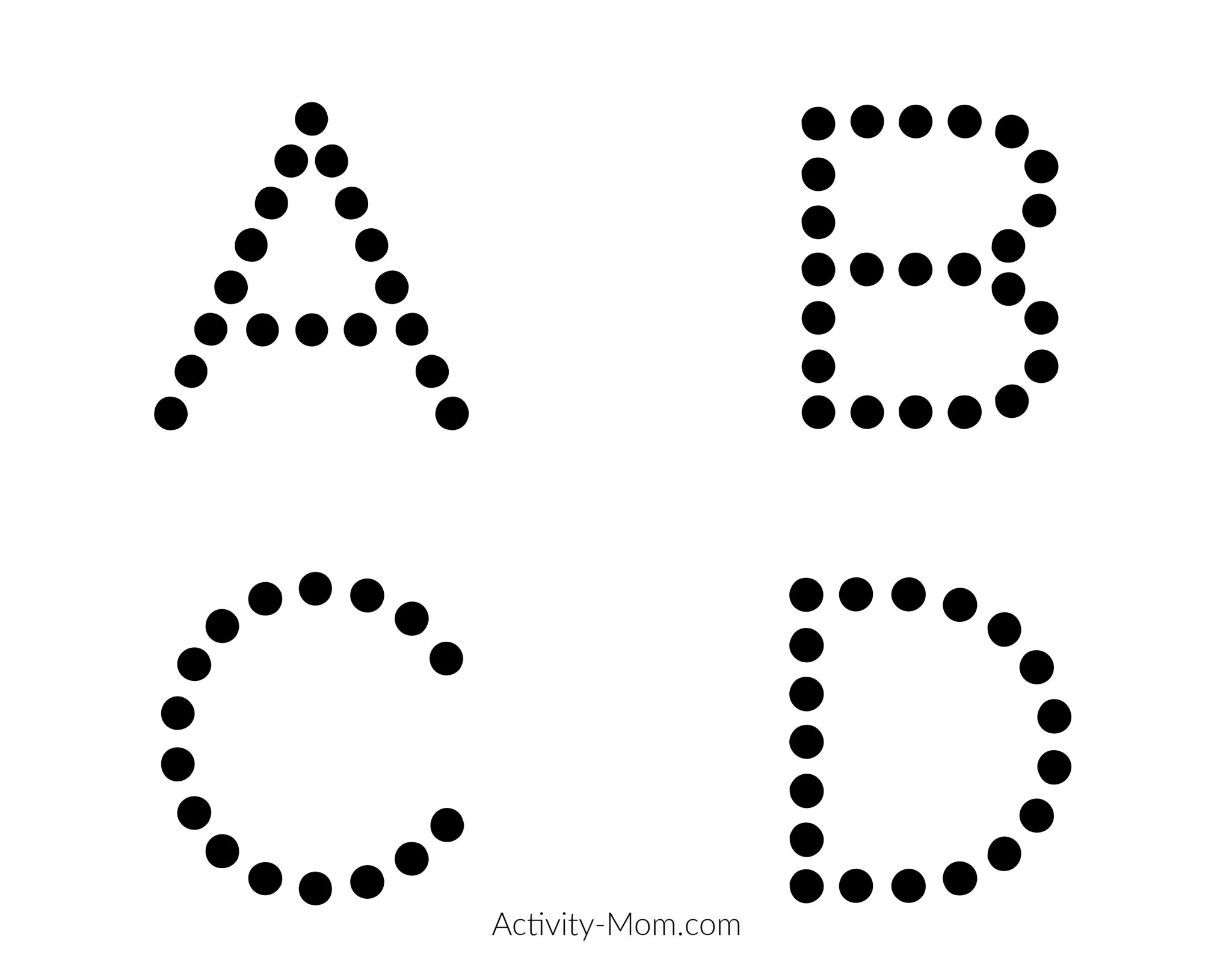 Printable Alphabet Tracing Cards free The Activity Mom Printable Alphabet Tracing Cards free The Activity Mom