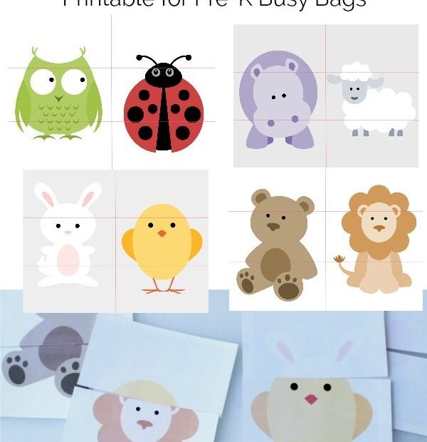 Printable Animal Kids Puzzles
