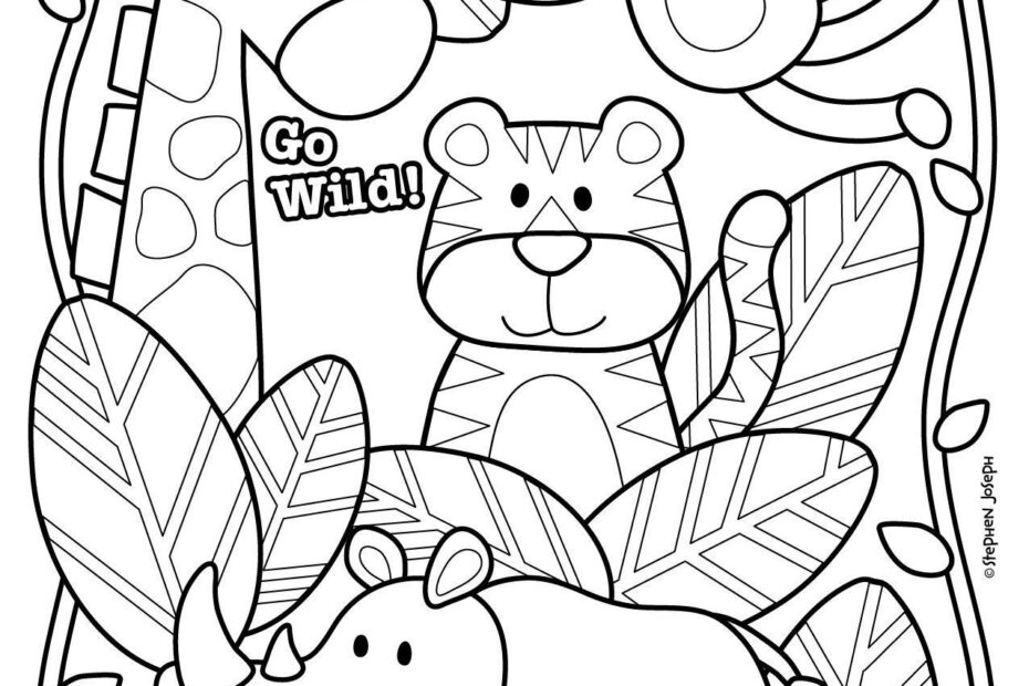 Printable Animals Coloring Pages
