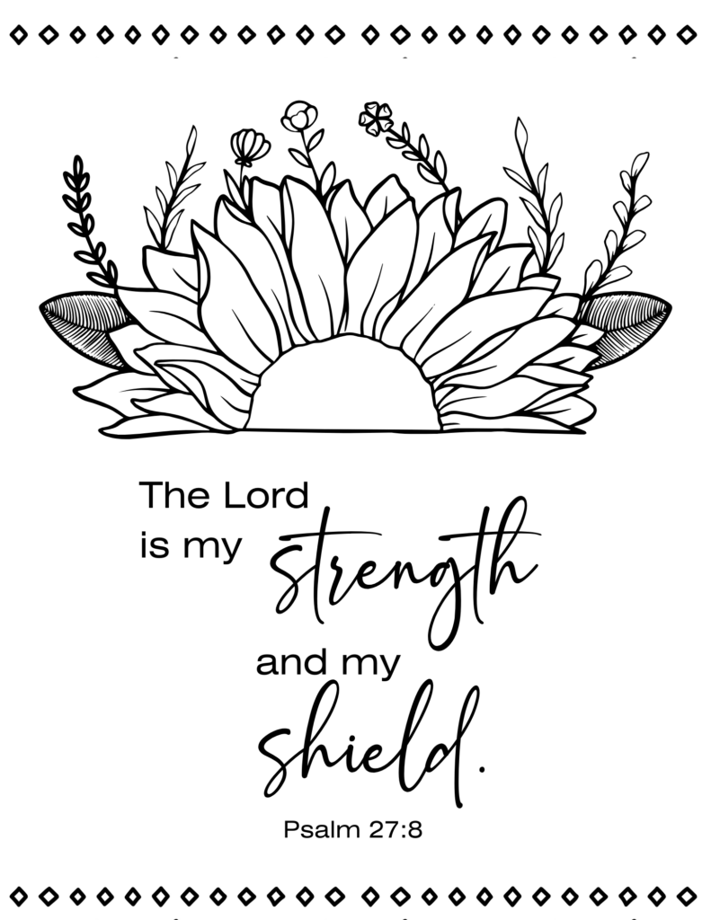 printable bible coloring pages with verses