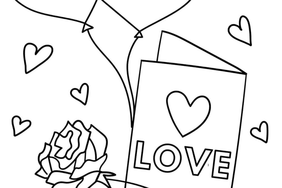 Printable Boy Coloring Sheet Valentinecards Free Coloring Sheet