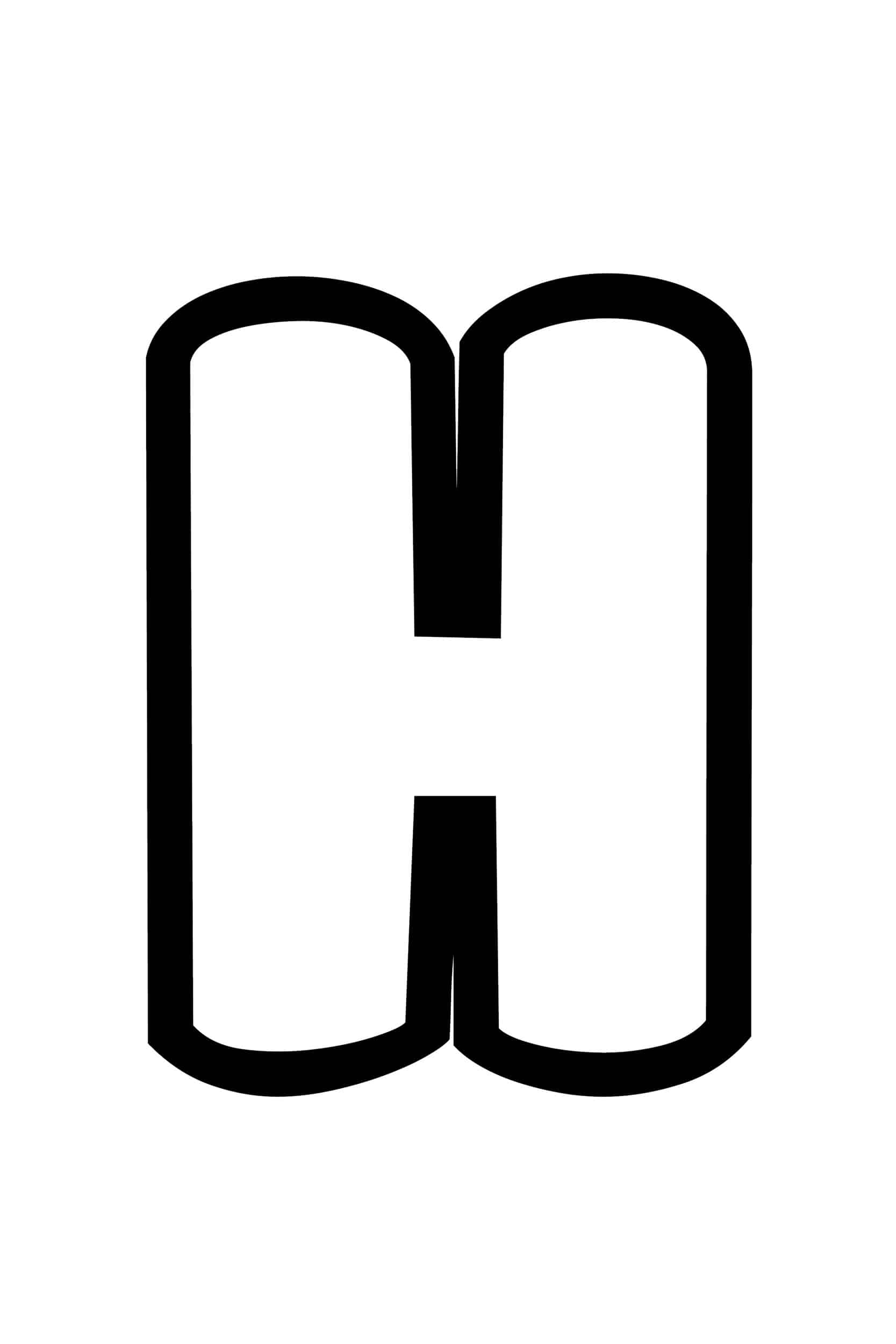 free printable h letters free printable h letters