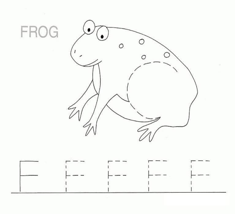 letter f tracing page letter f tracing page