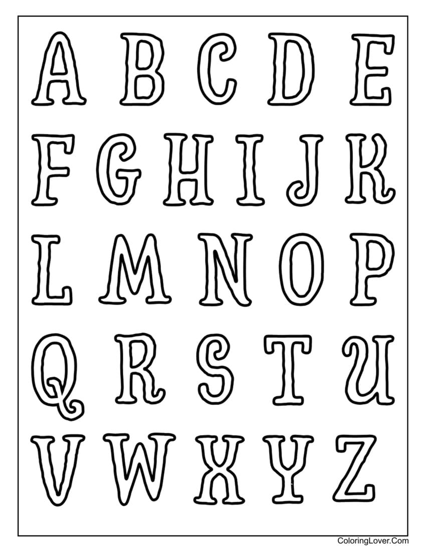 Printable Capital Letters Coloring Pages Free Infoupdate Printable Capital Letters Coloring Pages Free Infoupdate