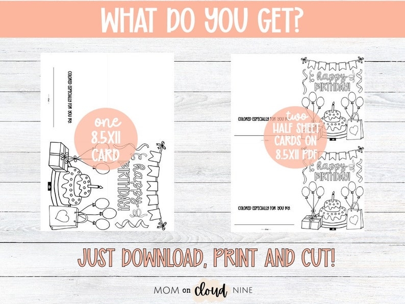 free printable colorable birthday card free printable colorable birthday card