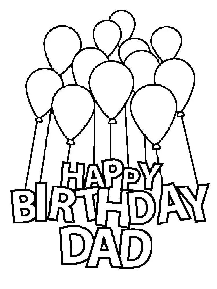 Printable Coloring Birthday Cards Happy Birthday Dad Birthdayqw Printable Coloring Birthday Cards Happy Birthday Dad Birthdayqw