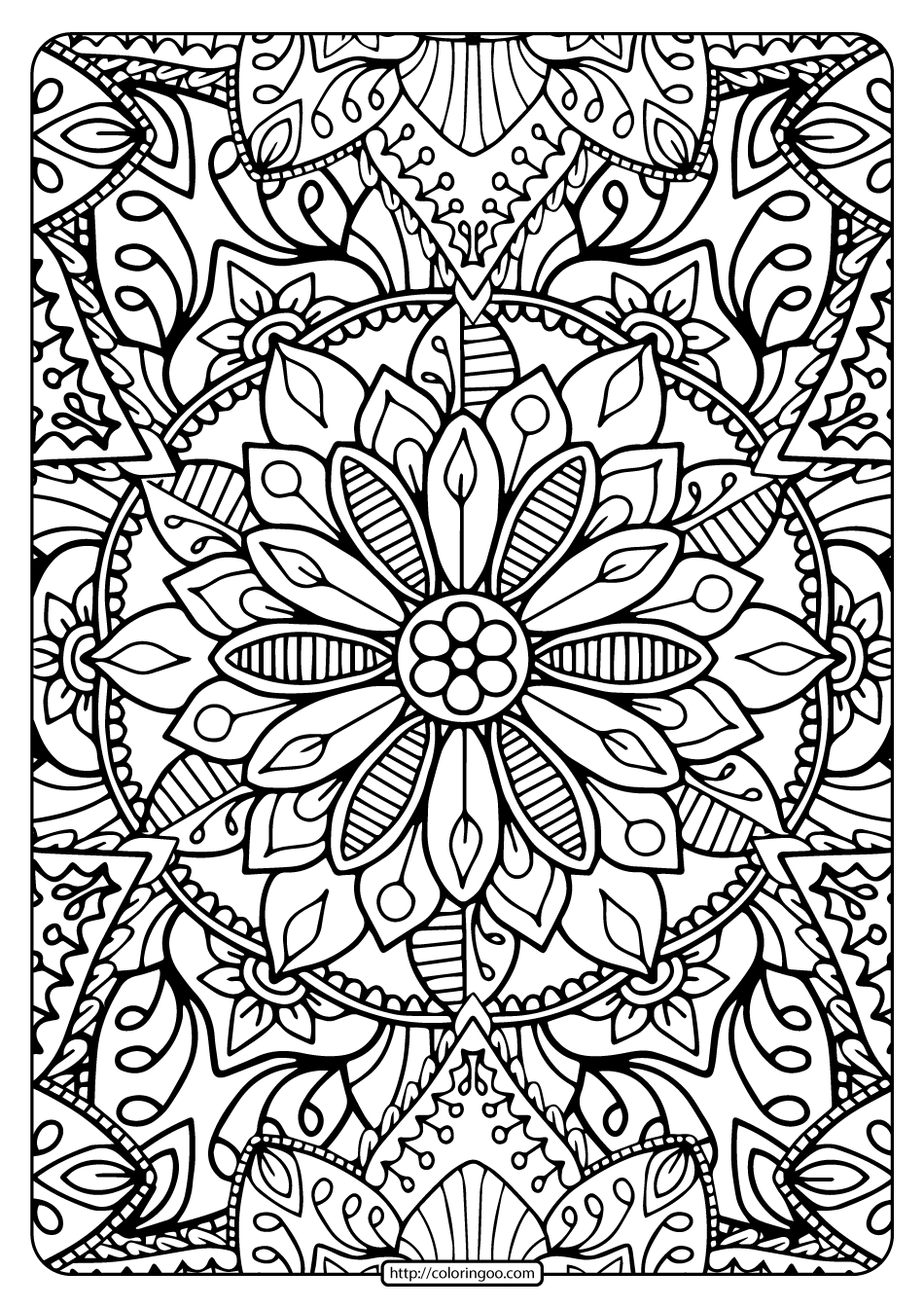 Printable Coloring Book Pages For Adults 006 Printable Coloring Book Pages For Adults 006
