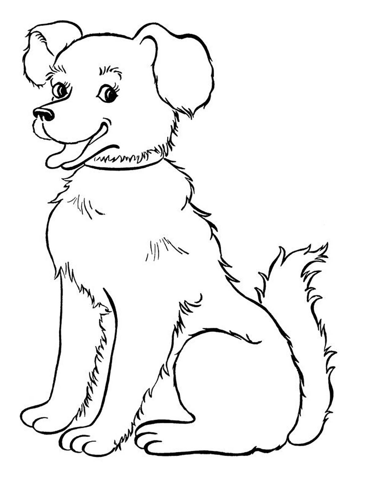 Printable Coloring Pages Dogs Printable Coloring Pages Dogs