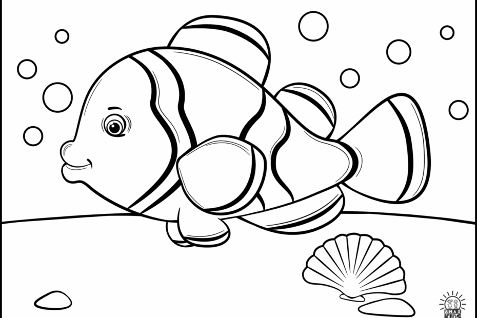 Printable Coloring Pages For Kids Sea Creatures Amax Kids