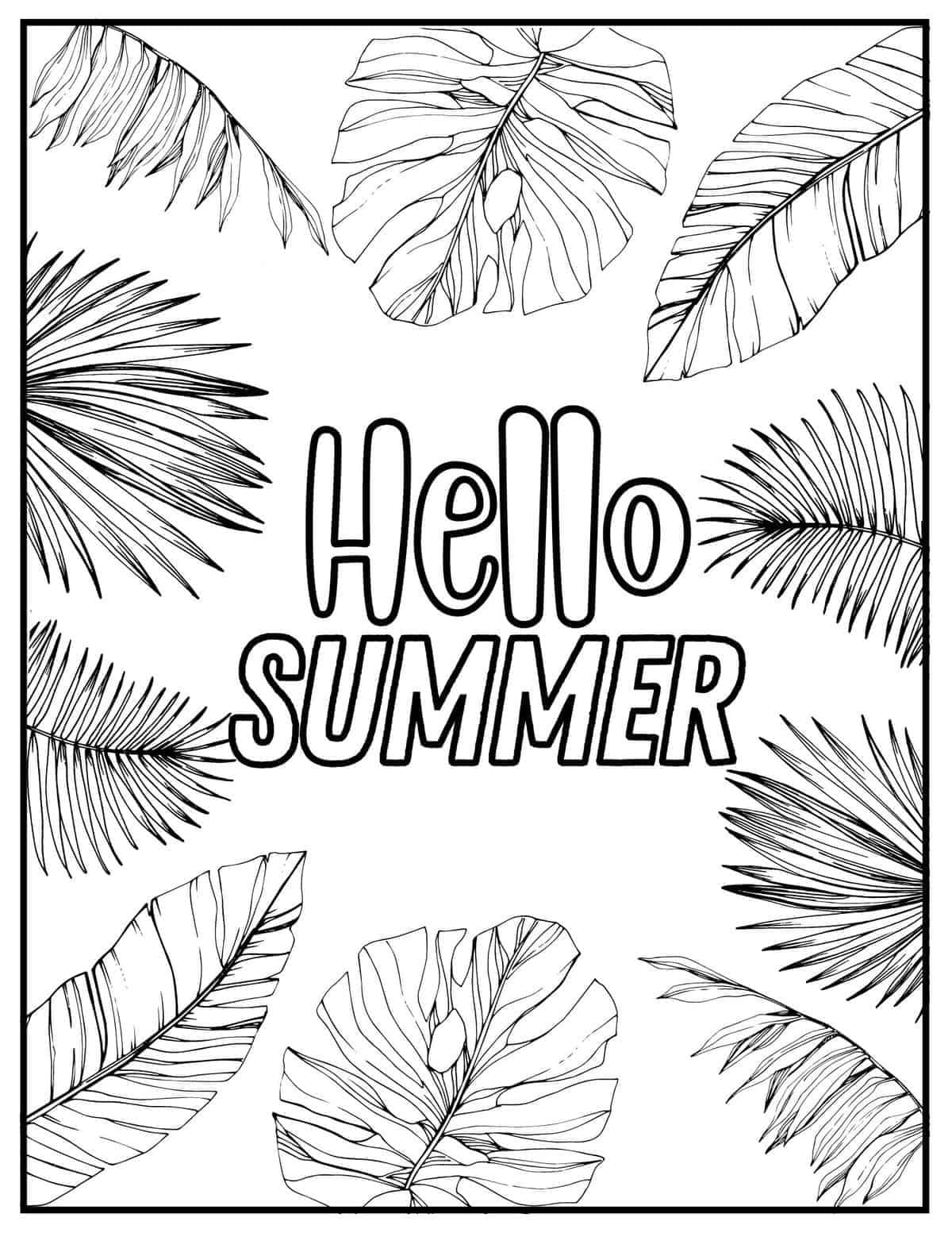 Printable Coloring Pages For Summer Infoupdate Printable Coloring Pages For Summer Infoupdate