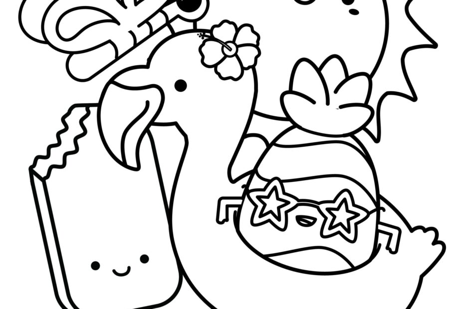 Printable Coloring Pages For Summer Infoupdate