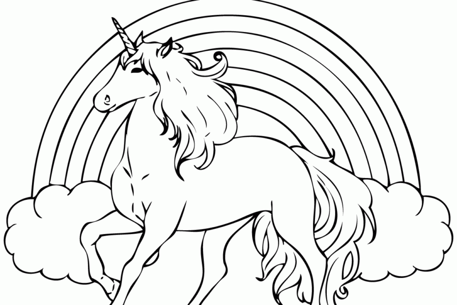 Printable Coloring Pages Unicorn Coloring Home
