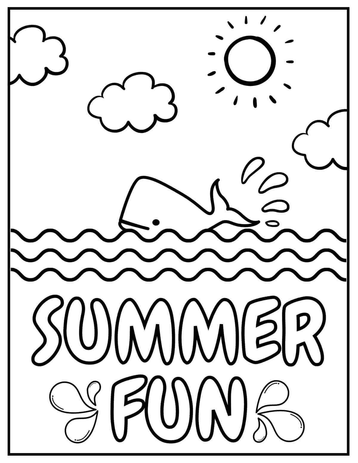 Printable Coloring Sheets For Summer Prntbl concejomunicipaldechinu Printable Coloring Sheets For Summer Prntbl concejomunicipaldechinu