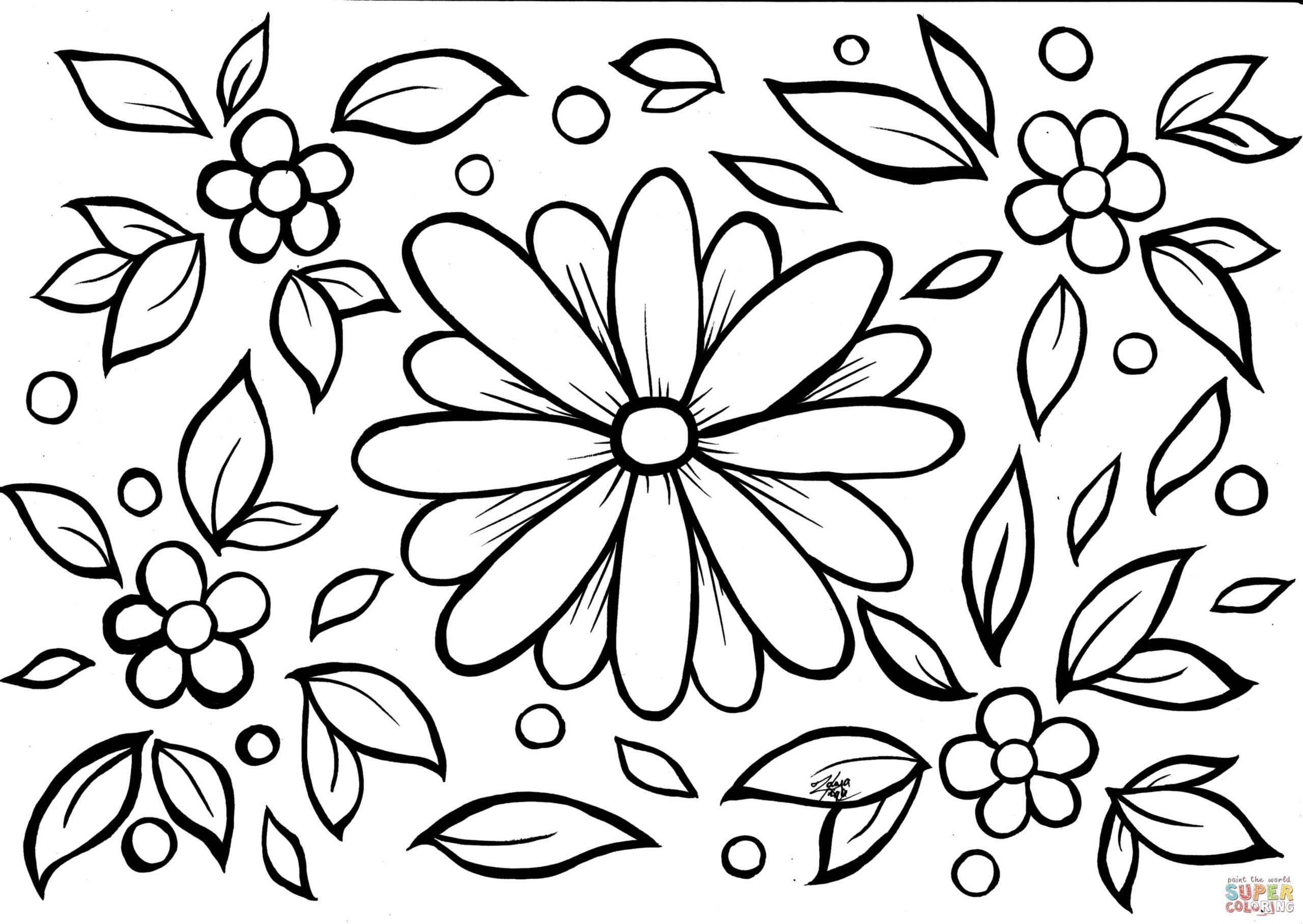 Printable Coloring Sheets Of Flowers Printable Word Searches Printable Coloring Sheets Of Flowers Printable Word Searches