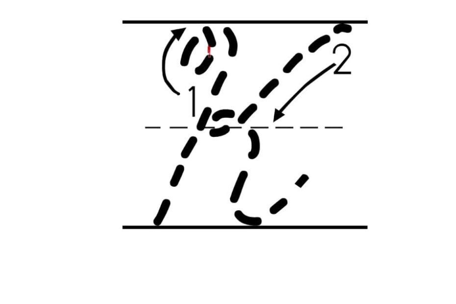 Printable Cursive Letter K Free Download And Print For You