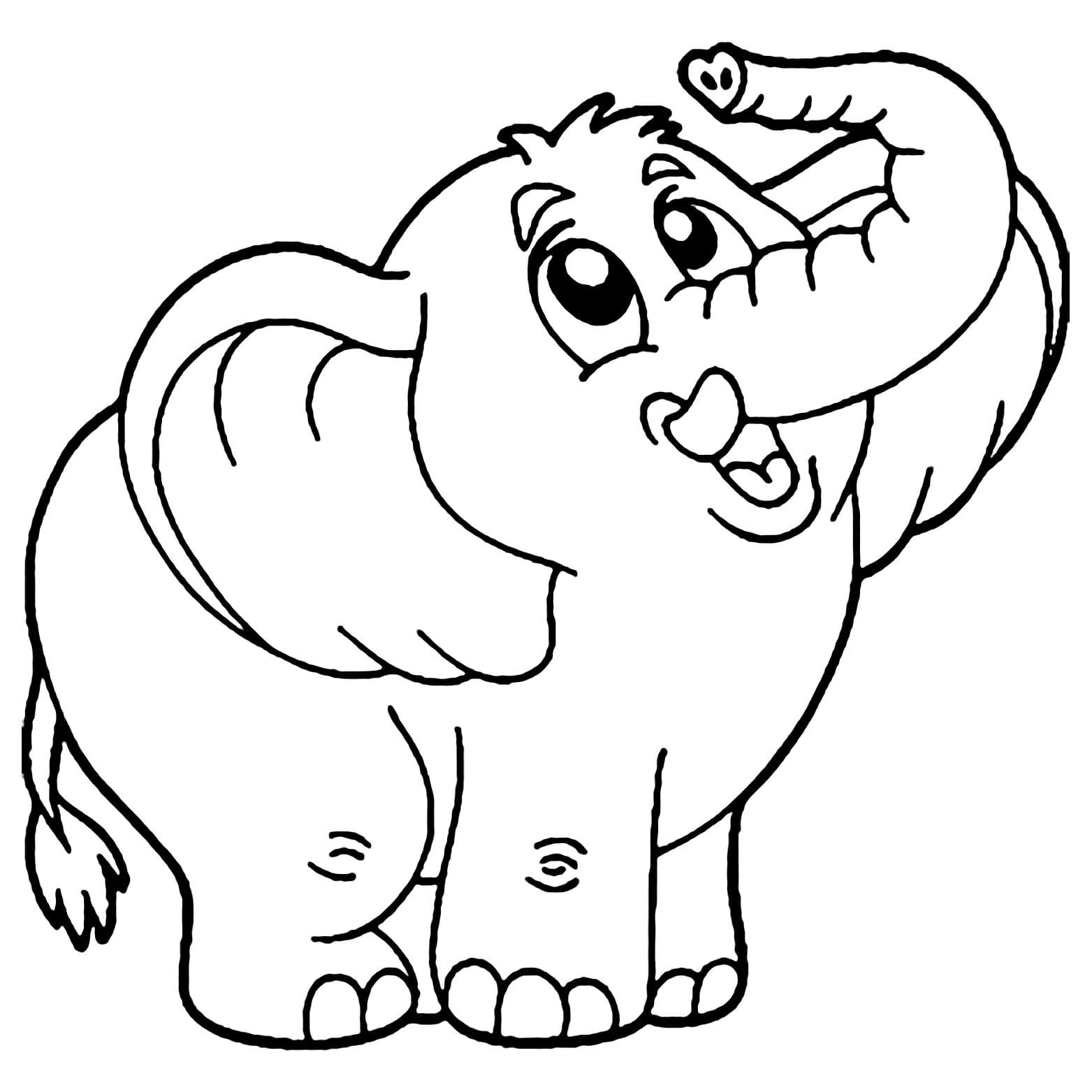 Printable Cute Baby Elephant Coloring Page Download Print Or Color Printable Cute Baby Elephant Coloring Page Download Print Or Color