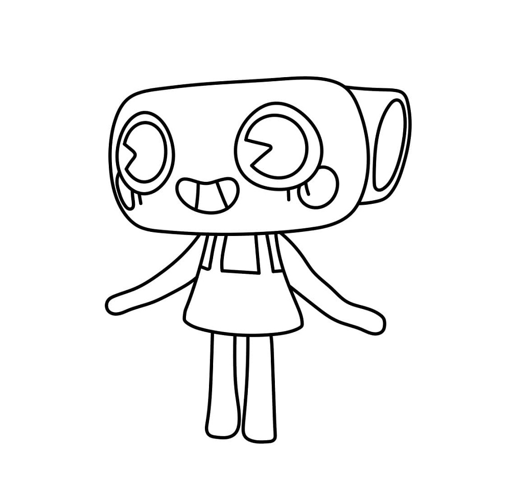 Printable Dandy s World Coloring Pages PrintableLib Printable Dandy s World Coloring Pages PrintableLib