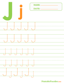 printable j trace sheet printable j trace sheet