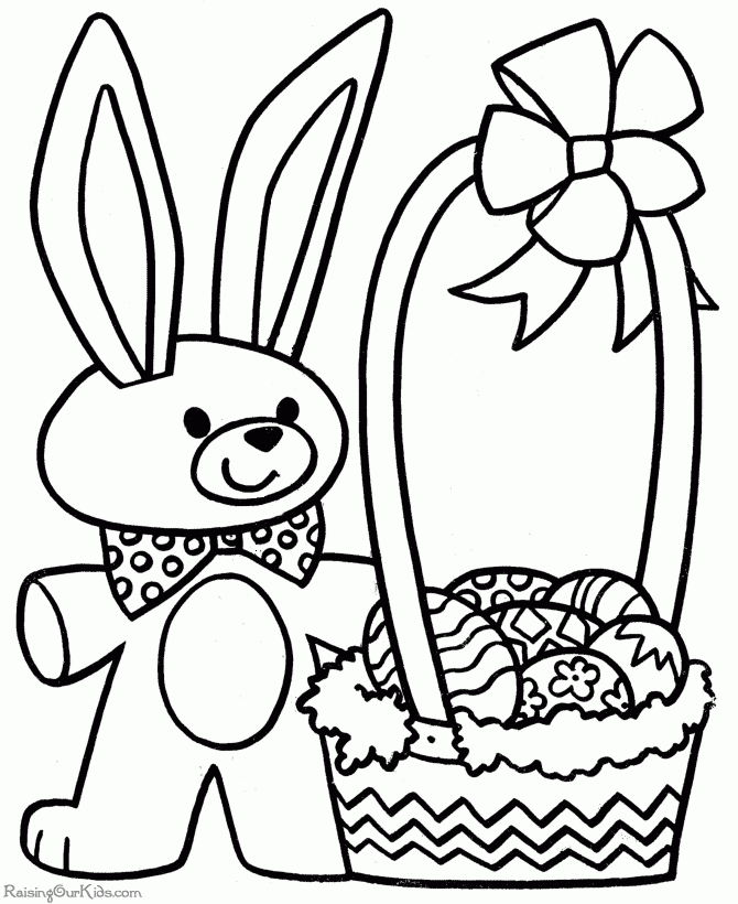Printable Easter Coloring Pages 005 Printable Easter Coloring Pages 005