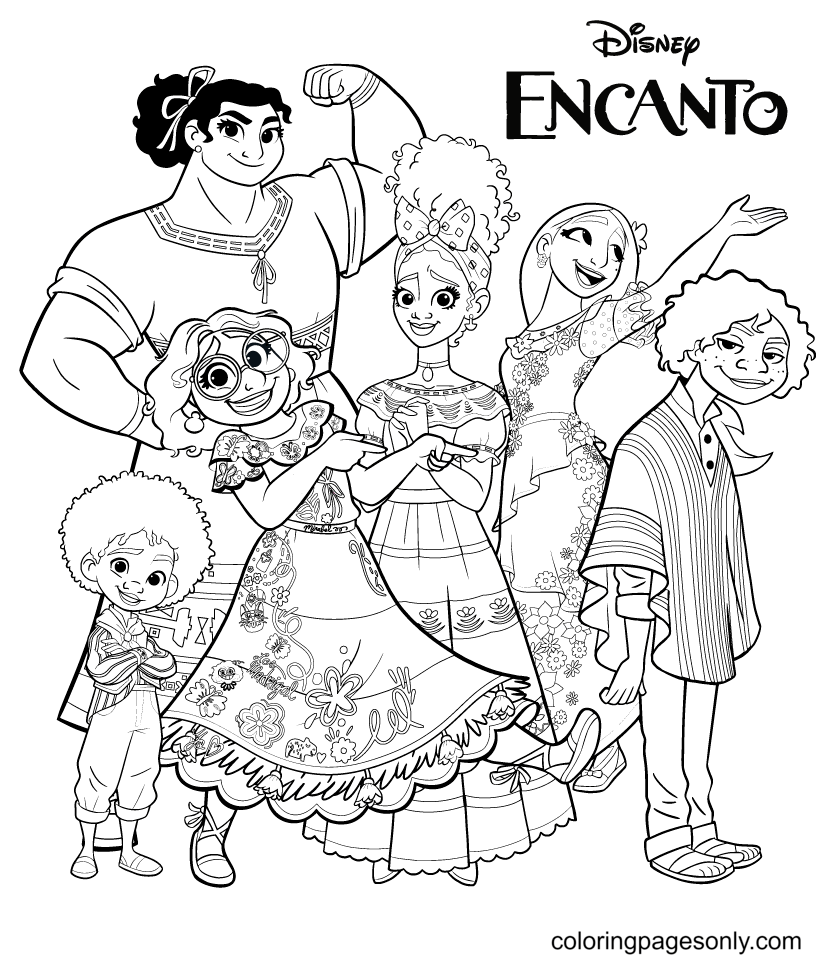 En Canto Coloring Pages Printable En Canto Coloring Pages Printable
