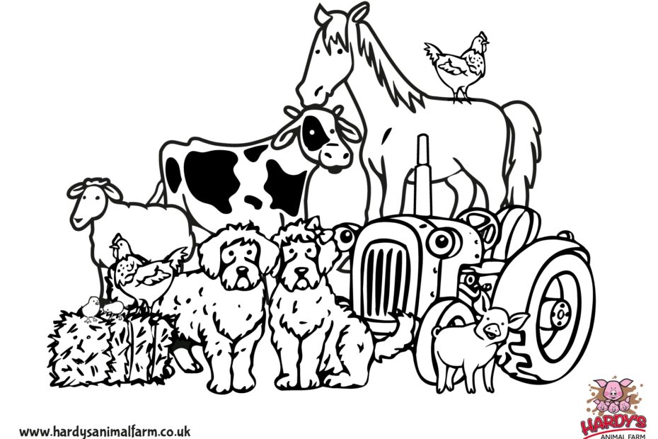 Printable Farm Animals Coloring Pages