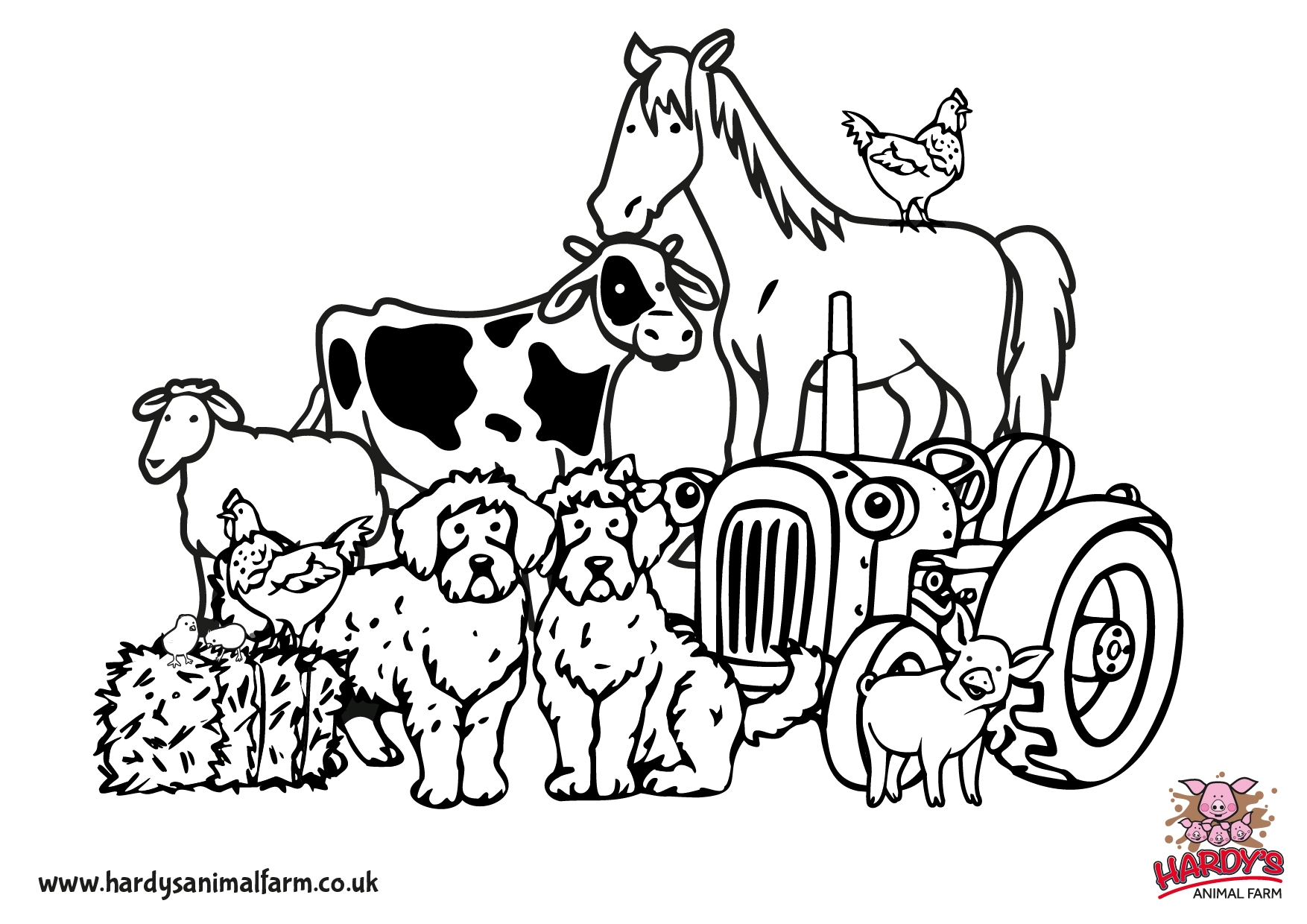 Printable Farm Animals Coloring Pages Printable Farm Animals Coloring Pages