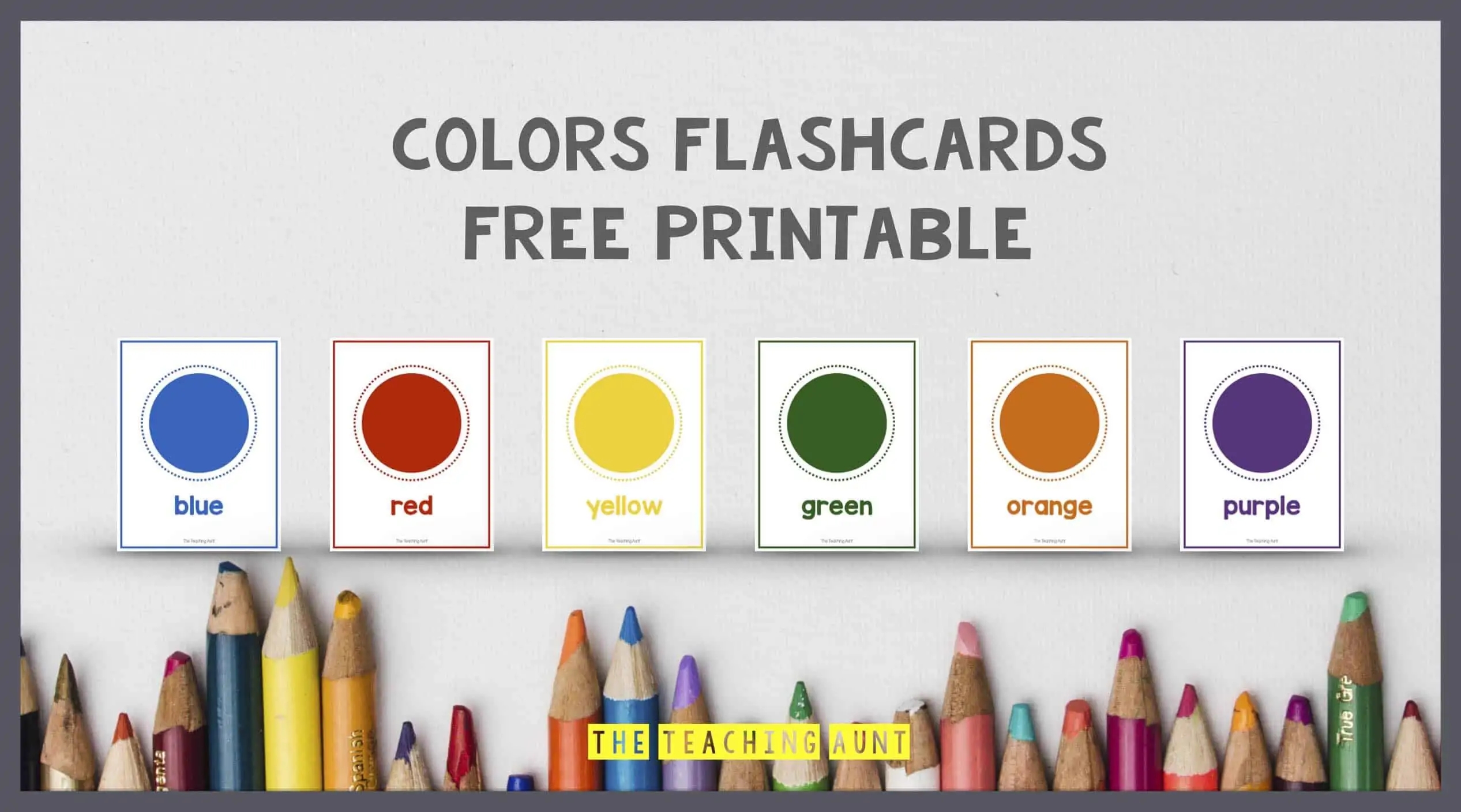 Printable Flashcards Colors Printable Flashcards Colors