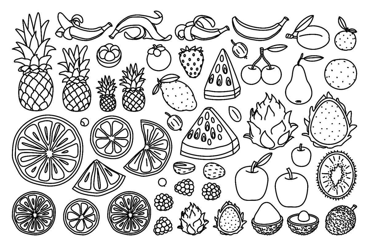 Food Coloring Sheets Printable Food Coloring Sheets Printable