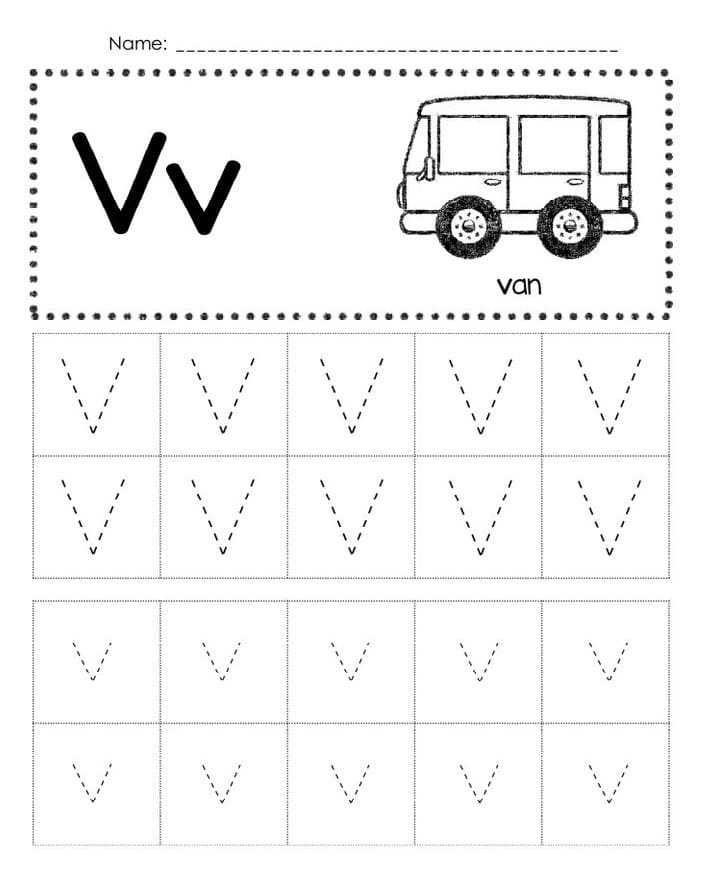 Printable Free Letter V Tracing Worksheets Free Download And Print Printable Free Letter V Tracing Worksheets Free Download And Print