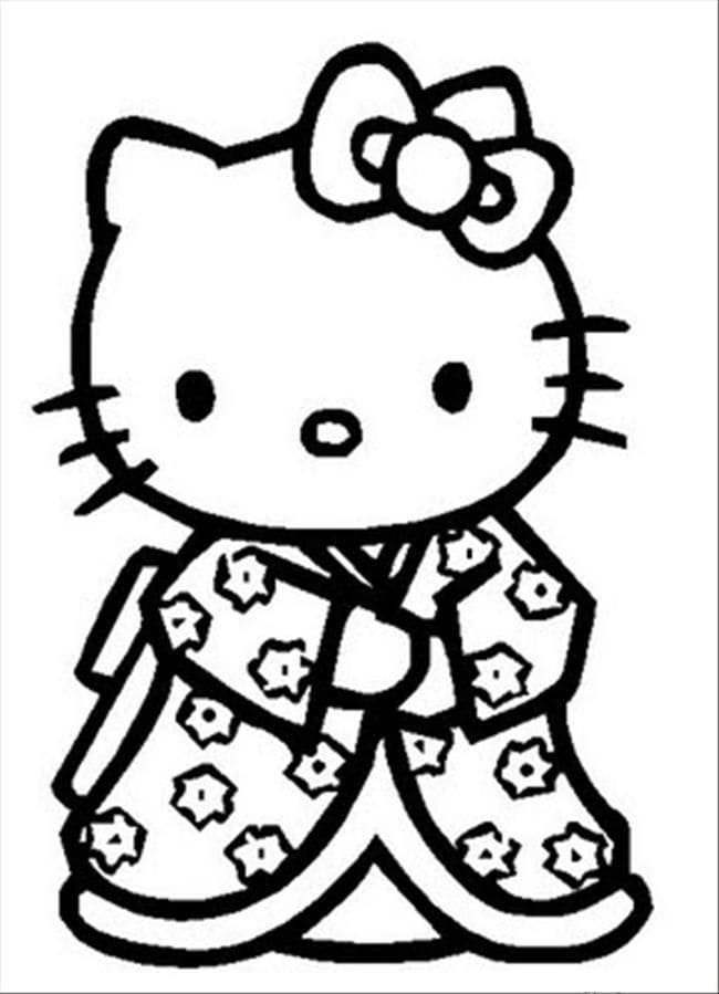 Printable Hello Kitty Coloring Page Free Printable Coloring Pages For 