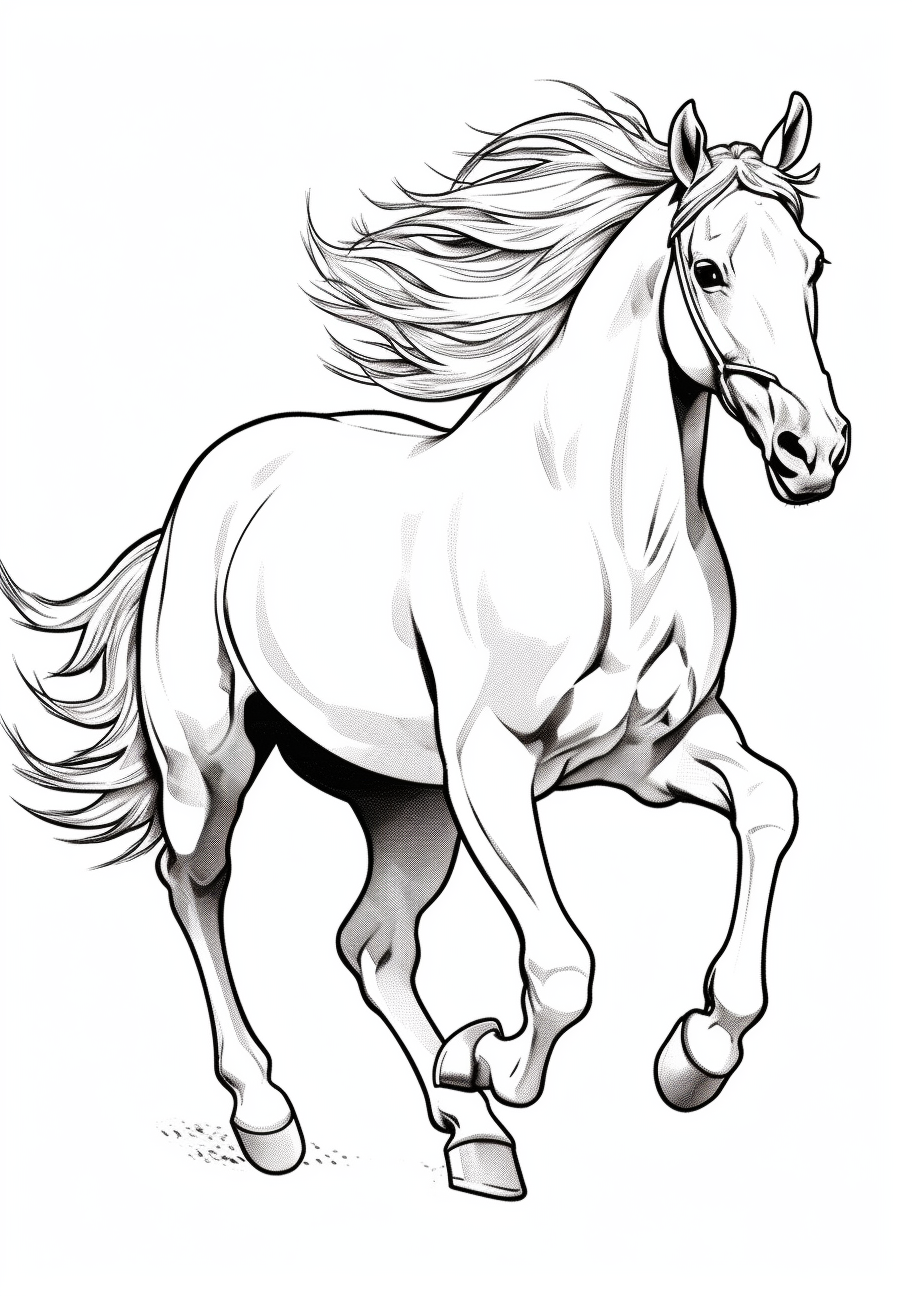 horse coloring sheets horse coloring sheets