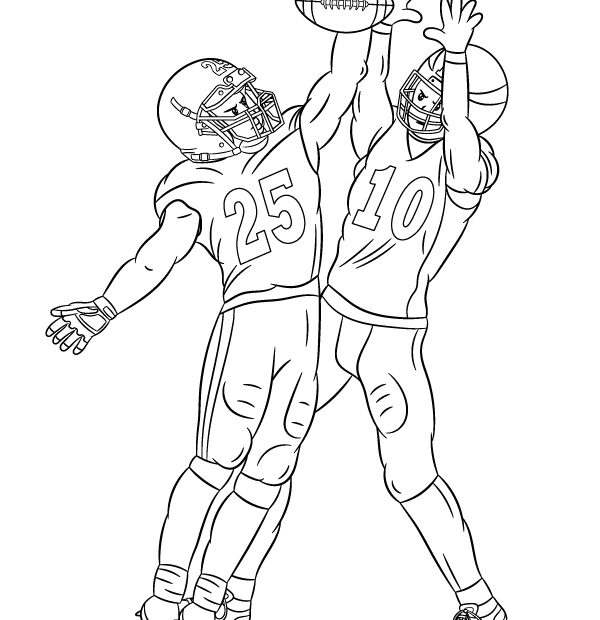 Printable Image Of A Football Coloring Sheet Free Coloring Sheet