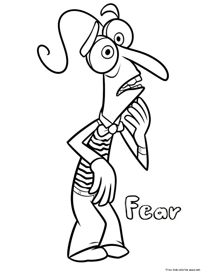 Printable Inside Out Fear Coloring Pages For Kids Printable Inside Out Fear Coloring Pages For Kids