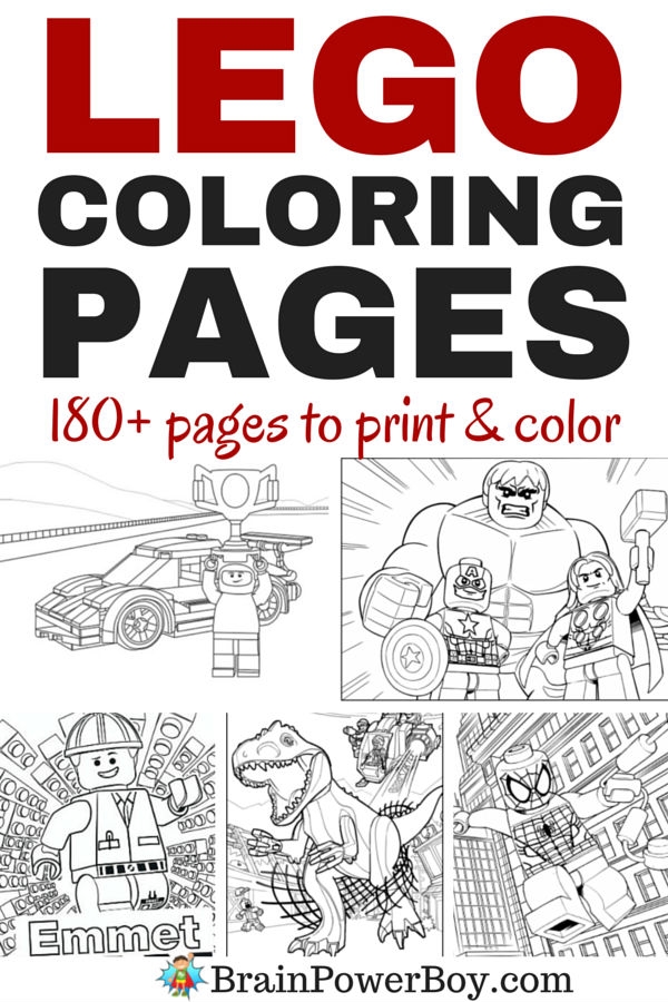 Printable Lego Coloring Sheets Printable Lego Coloring Sheets