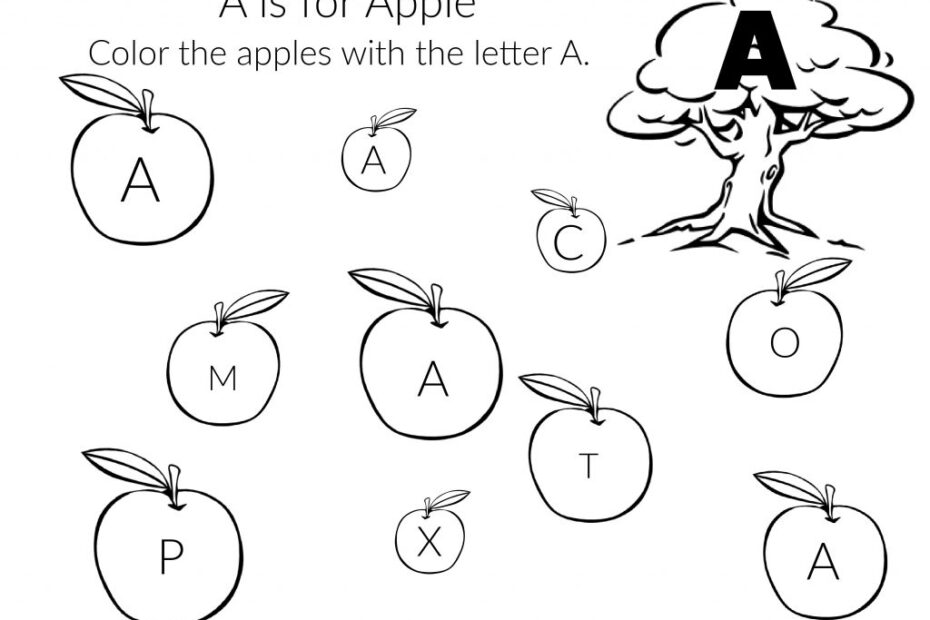 Printable Letter A Tracing Worksheet With Number And Arrow Guides