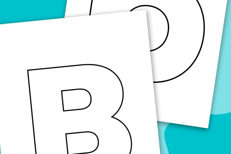 Printable Letter B Free Template