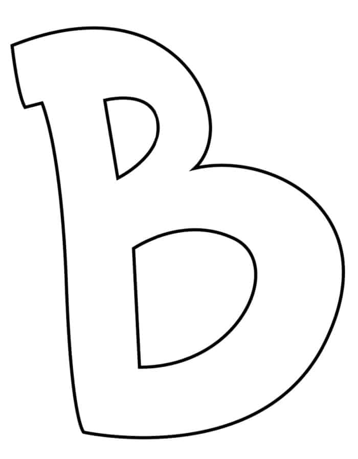 Printable Letter B Template Printable Letter B Template