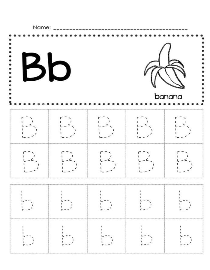 Printable Letter B Tracing Worksheets Free Free Download And Print Printable Letter B Tracing Worksheets Free Free Download And Print