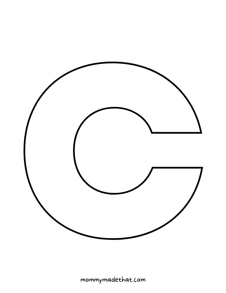 Printable Letter C Grab The Free Templates Printable Letter C Grab The Free Templates
