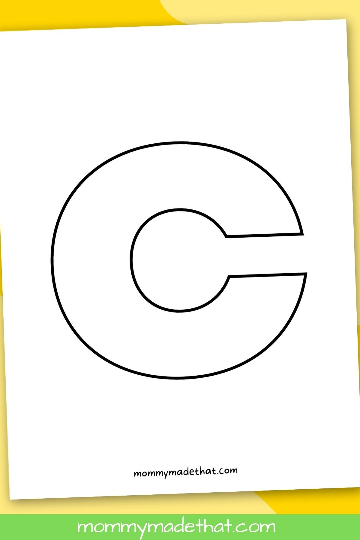 Printable Letter C Grab The Free Templates Printable Letter C Grab The Free Templates