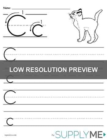 Printable Letter C Handwriting Worksheet SupplyMe Worksheets Library Printable Letter C Handwriting Worksheet SupplyMe Worksheets Library