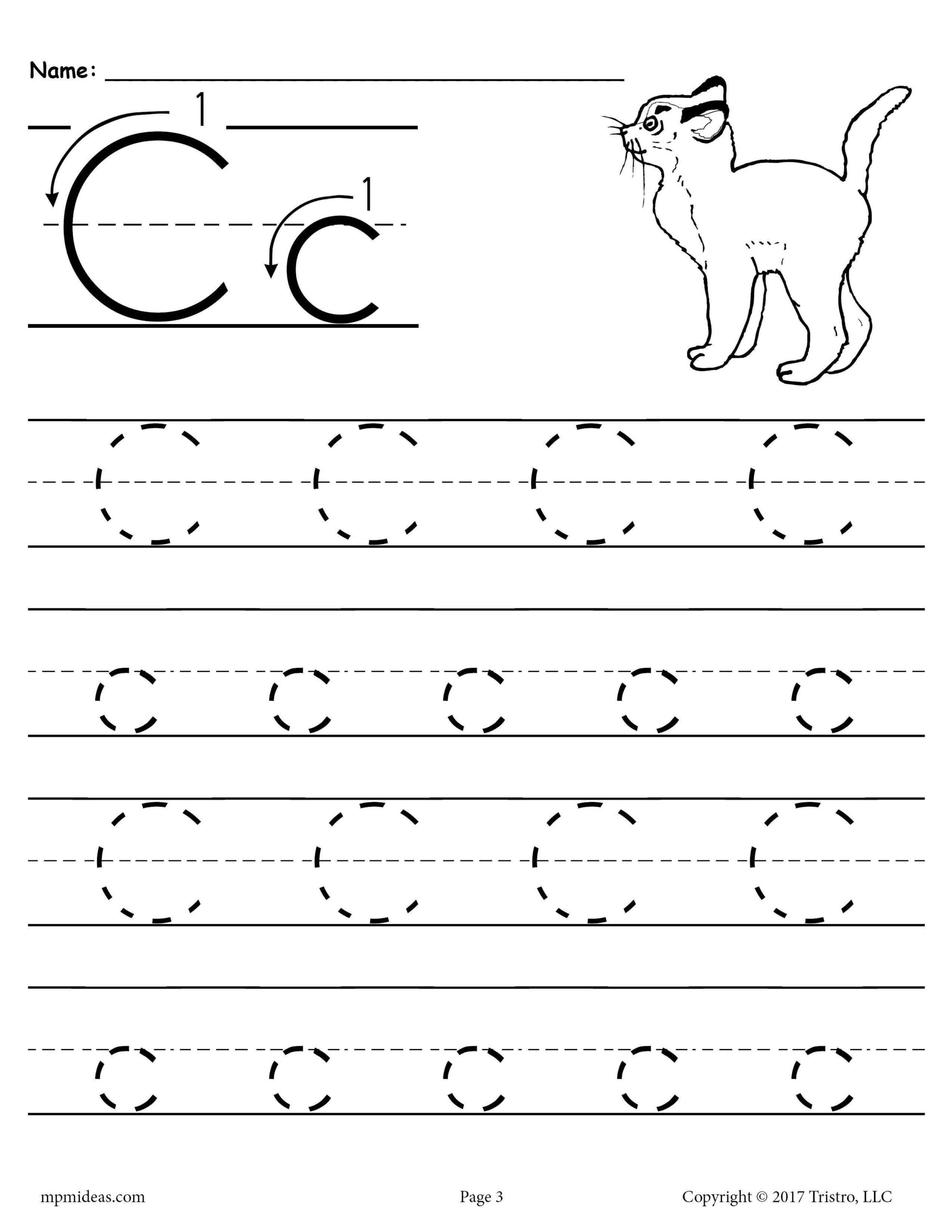 Printable Letter C Tracing Worksheet Tracing Worksheets Tracing Printable Letter C Tracing Worksheet Tracing Worksheets Tracing