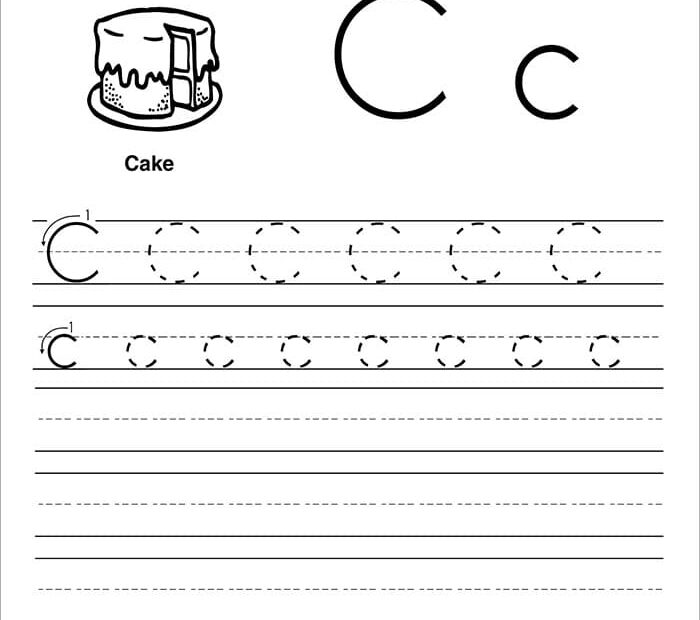 Printable Letter C Tracing Worksheets Free Download And Print For You