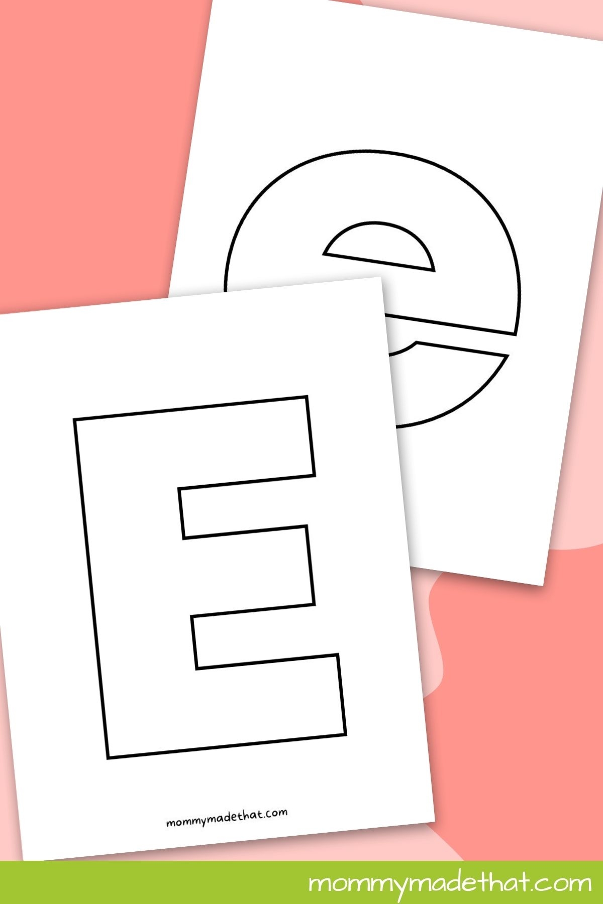 e printable letter e printable letter