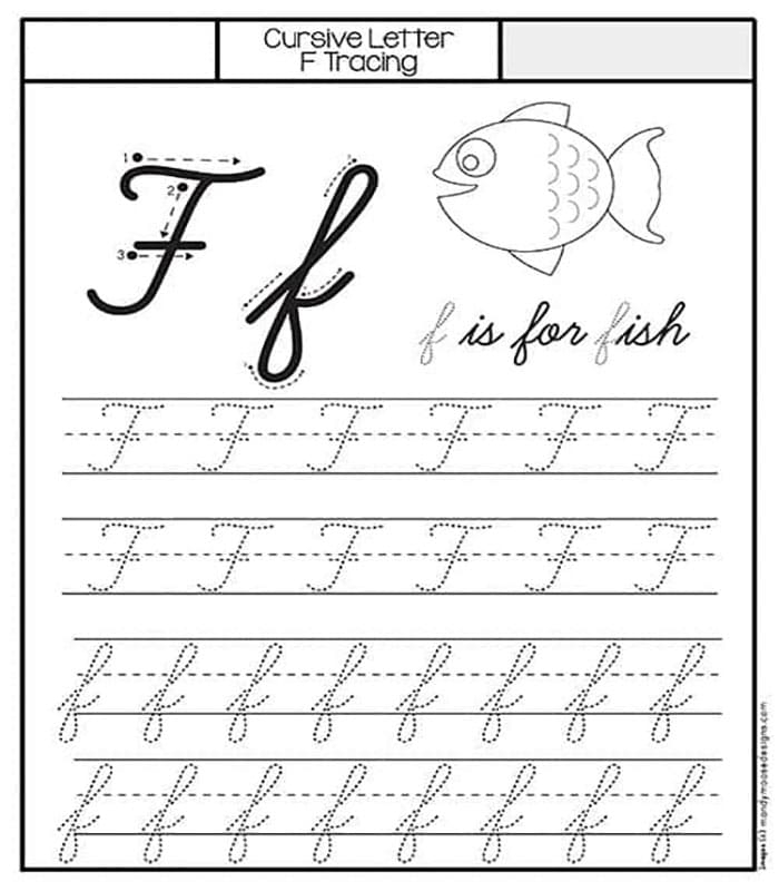 Printable Letter F Tracing Handwriting Free Download And Print For You Printable Letter F Tracing Handwriting Free Download And Print For You