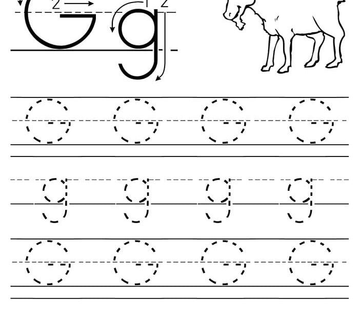 Printable Letter G Tracing Worksheets Free Download And Print For You