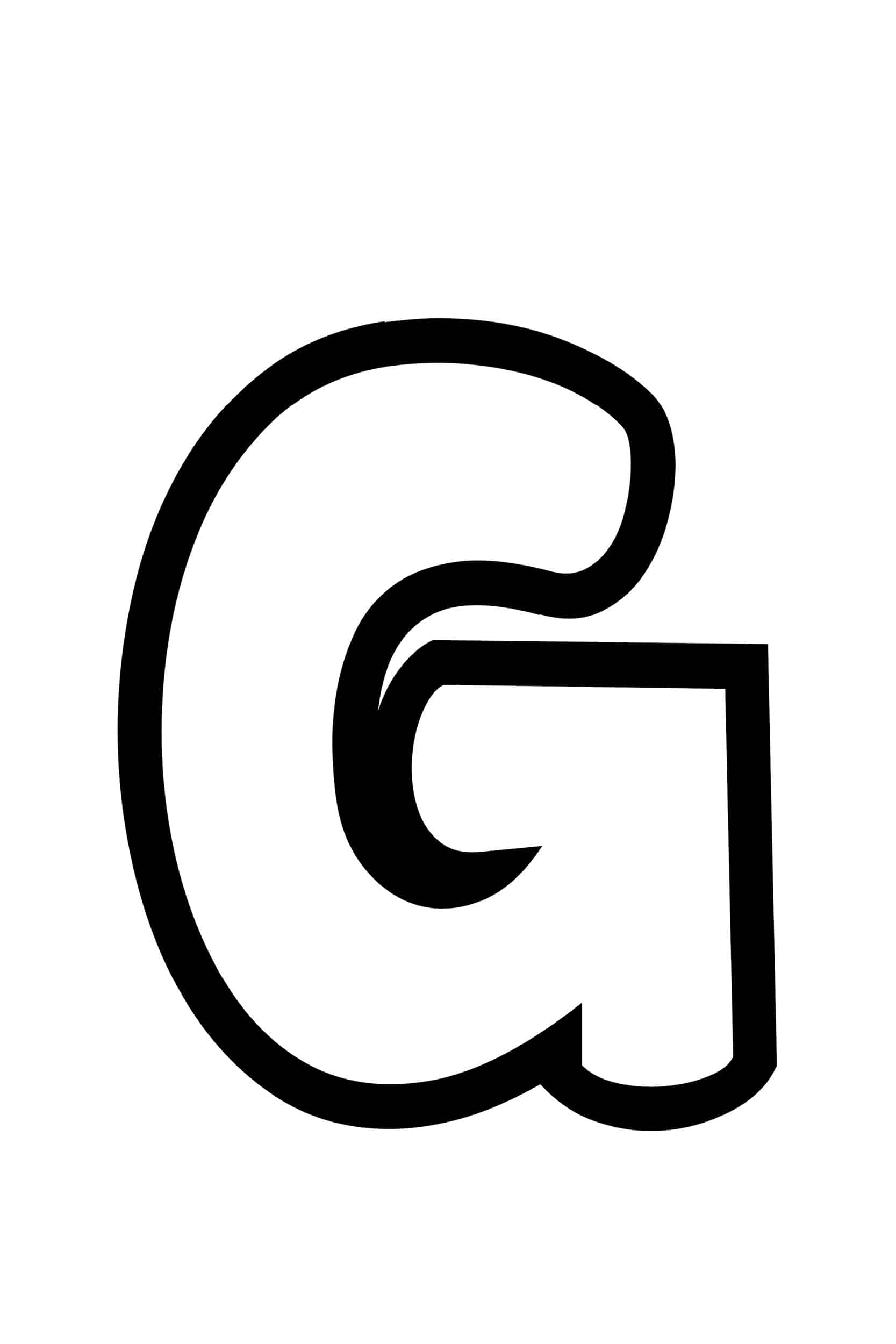 Printable Letter G Printable Letter G