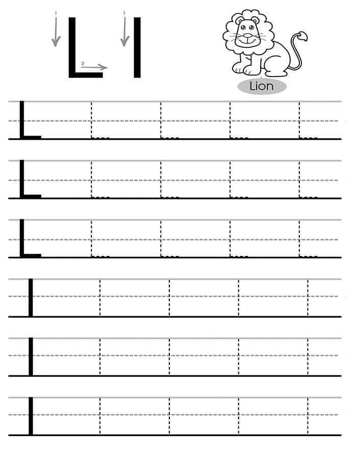 Printable Letter L Tracing Preschool Free Download And Print For You Printable Letter L Tracing Preschool Free Download And Print For You