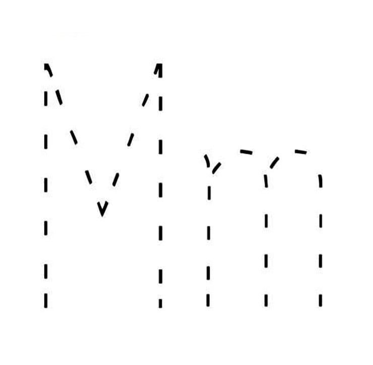 Printable Letter M Tracing PrintableLib Printable Letter M Tracing PrintableLib