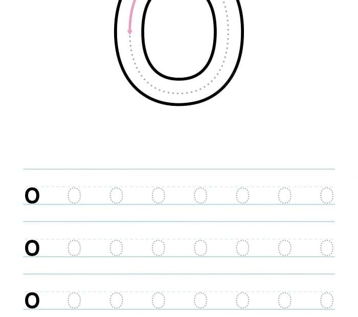 Printable Letter O Trace And Write Free Download And Print For You